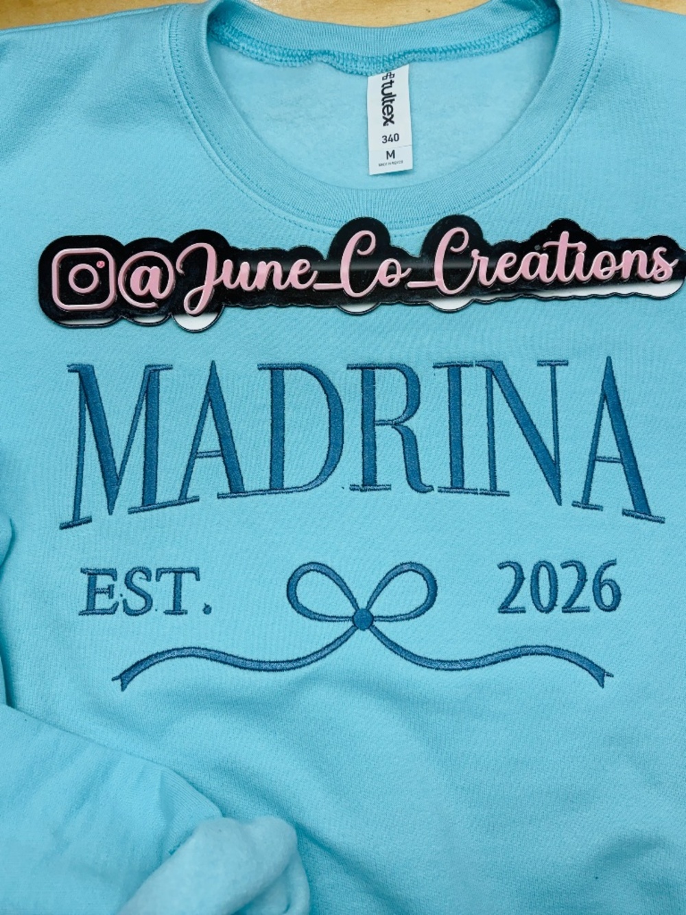 Madrina embroidered sweatshirt